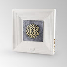 Coho Objet-Coho Art "Kozmos" Mandala Kabartma Tablo Varak & Gümüş Pastel Uygulama-Tablo-1-Milagron.com