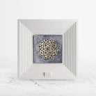 Coho Objet-Coho Art "Kozmos" Mandala Kabartma Tablo Varak & Gümüş Pastel Uygulama-Tablo-5-Milagron.com