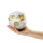 Coho Objet-Coho Art Tılsımlı Baykuş El Yapımı Sanatsal Dekoratif Obje Pearl White-Biblo-6-Milagron.com