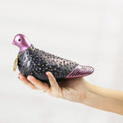 Coho Objet-Coho Art Yalnız Kumru El Yapımı Sanatsal Dekoratif Obje Brilliant Darkness-Biblo-7-Milagron.com