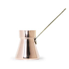 Coho Objet-Coho Artisan Bakır Türk Kahve Cezvesi Döküm Sarma Kulp L-Cezve-1-Milagron.com