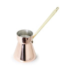 Coho Objet-Coho Artisan Bakır Türk Kahve Cezvesi Döküm Sarma Kulp L-Cezve-2-Milagron.com
