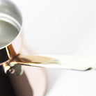 Coho Objet-Coho Artisan Bakır Türk Kahve Cezvesi Döküm Sarma Kulp L-Cezve-3-Milagron.com