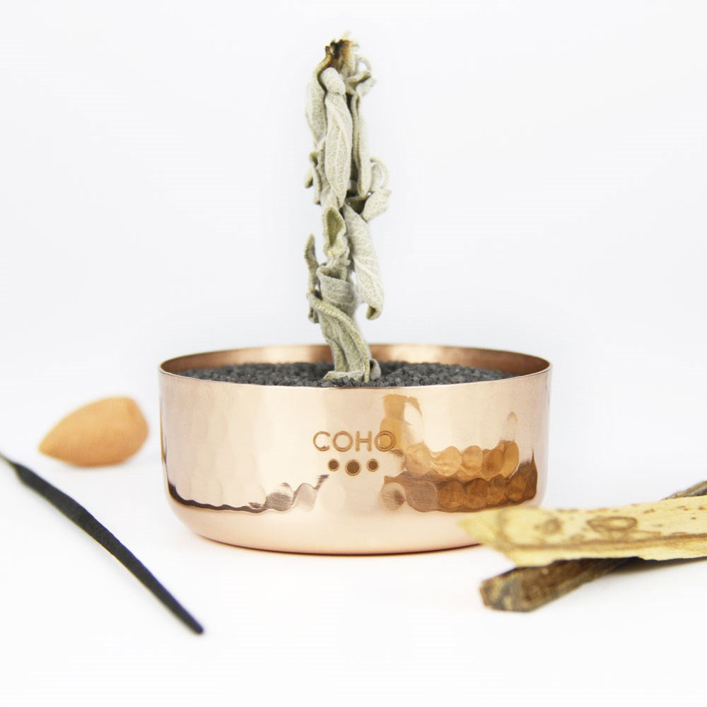 Coho Objet-Coho Artisan Meditation Bakır Kumlu Tütsülük-Meditation Serisi Bakır Tütsülükler-2-Milagron.com