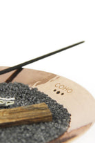 Coho Objet-Coho Artisan Namaste Dövme Bakır Mini Tütsü Tabağı-Tütsülük-4-Milagron.com