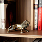 Coho Objet-Coho Brazen Dekoratif Pirinç Döküm Aslan Figürü-Dekoratif Objeler-2-Milagron.com