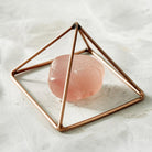 Coho Objet-Coho Cosmos Saf Bakır Mini Enerji Temizleme Piramidi-Takı Standı-4-Milagron.com