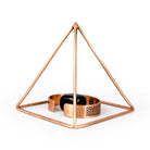 Coho Objet-Coho Cosmos Saf Bakır Mini Enerji Temizleme Piramidi-Takı Standı-5-Milagron.com