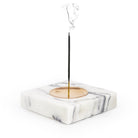 Coho Objet-Coho Crystal Carre Bakır Kaseli Mermer Tütsü Tabağı-Tütsülük-1-Milagron.com