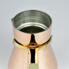 Coho Objet-Coho Lux Hatır Dövme Bakır Türk Kahvesi Cezvesi L-Artisan Serisi Bakır Cezveler-3-Milagron.com