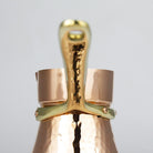 Coho Objet-Coho Lux Hatır Dövme Bakır Türk Kahvesi Cezvesi L-Artisan Serisi Bakır Cezveler-5-Milagron.com