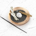 Coho Objet-Coho Matte Namaste Dövme Bakır Mini Tütsü Tabağı-Namaste Serisi Bakır Mini Tütsü Çanakları-2-Milagron.com