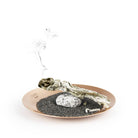 Coho Objet-Coho Matte Namaste Dövme Bakır Mini Tütsü Tabağı-Namaste Serisi Bakır Mini Tütsü Çanakları-5-Milagron.com