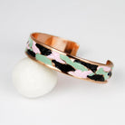 Coho Objet-Coho Mine El İşleme Ground Renkli Bakır Bileklik-COHO Tılsım Takılar-1-Milagron.com