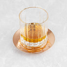 Coho Objet-Coho Patron Dövme Bakır Viski Bardak Altlığı-COHO Puro & Viski Aksesuarları-2-Milagron.com