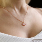 Coho Objet-Coho Silver Lumina Eye El Yapımı Gümüş Nazar Kolye-COHO Silver Takılar-2-Milagron.com