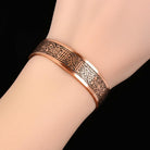 Coho Objet-Coho Tılsım El Yapımı Bakır Dua İşleme Bileklik-Bileklik-5-Milagron.com