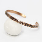 Coho Objet-Coho Tılsım özel Motifli & Antique Motifli El İşleme Bakır Bileklik Seti-COHO Tılsım Takılar-3-Milagron.com