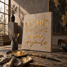 Coho Objet-El Yapımı Lale Desenli Seramik Duvar Tablosu, Mavi - 38x26 Cm-Tablo-4-Milagron.com