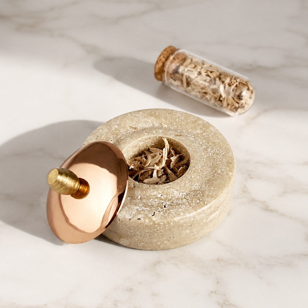  Travertine Kahve Tütsüleyici Coffee Smooker Barista Aksesuar