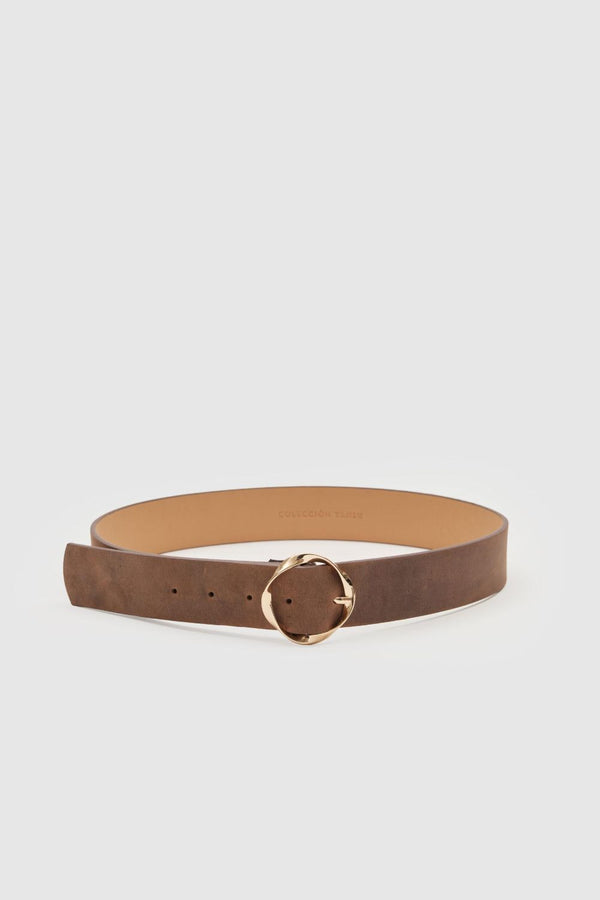 Marseille Brown Leather Belt