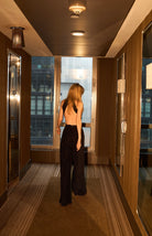 Colección Tansu-New York Adjustable Siyah Simli Uzun Elbise-Elbise-2-Milagron.com