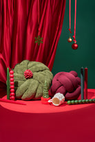 Knot Red Christmas Yastık - 1