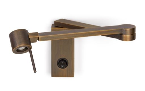 Manhattan Apli̇k 1L Saten Kahve L42Xø4X12,5 Cm Led 1X3W