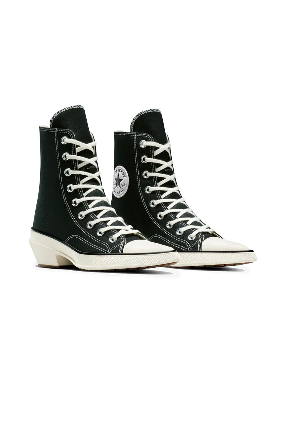 Converse-Chuck 70 Deluxe Pointed Topuklu Kanvas Siyah Kadın Topuklu Ayakkabı-Topuklu Ayakkabı-3-Milagron.com