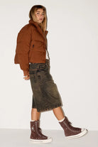 Converse-Chuck Taylor All Star Fold Over Lift Kadın Kahverengi Süet Sneaker-Sneakers-11-Milagron.com