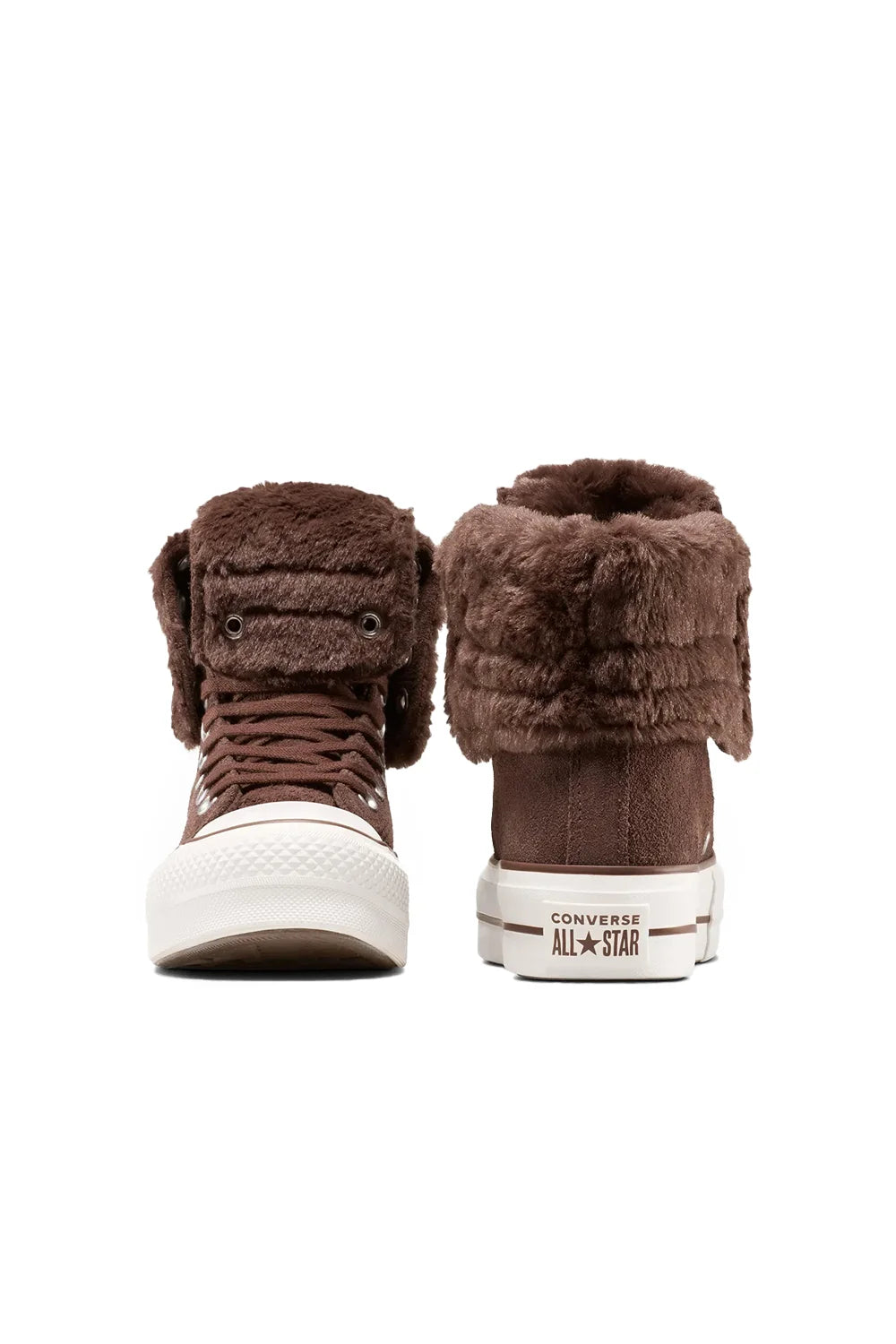 Converse-Chuck Taylor All Star Fold Over Lift Kadın Kahverengi Süet Sneaker-Sneakers-4-Milagron.com