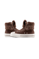Converse-Chuck Taylor All Star Fold Over Lift Kadın Kahverengi Süet Sneaker-Sneakers-9-Milagron.com