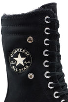 Converse-Chuck Taylor All Star Fold Over Lift Kadın Siyah Süet Sneaker-Sneakers-3-Milagron.com