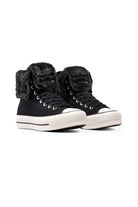 Converse-Chuck Taylor All Star Fold Over Lift Kadın Siyah Süet Sneaker-Sneakers-4-Milagron.com