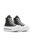 Converse-Chuck Taylor All Star Lift Double Stack Platform Plaid Ekoseli Kadın Bileklli Sneakers-Sneakers-7-Milagron.com