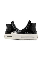 Converse-Chuck Taylor All Star Lift Double Stack Platform Siyah Kadın Rugan Bot-Bot-3-Milagron.com