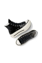 Converse-Chuck Taylor All Star Lift Double Stack Platform Siyah Kadın Rugan Bot-Bot-7-Milagron.com