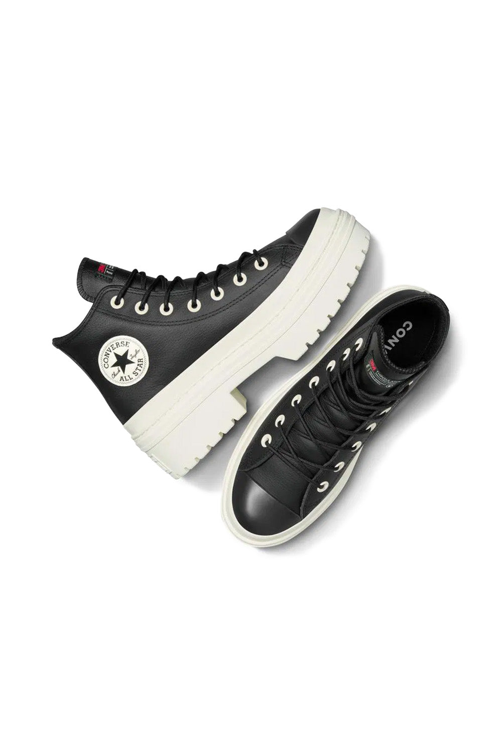 Converse-Chuck Taylor All Star Lugged Heal Platform Siyah Kadın Deri Bot-Bot-2-Milagron.com
