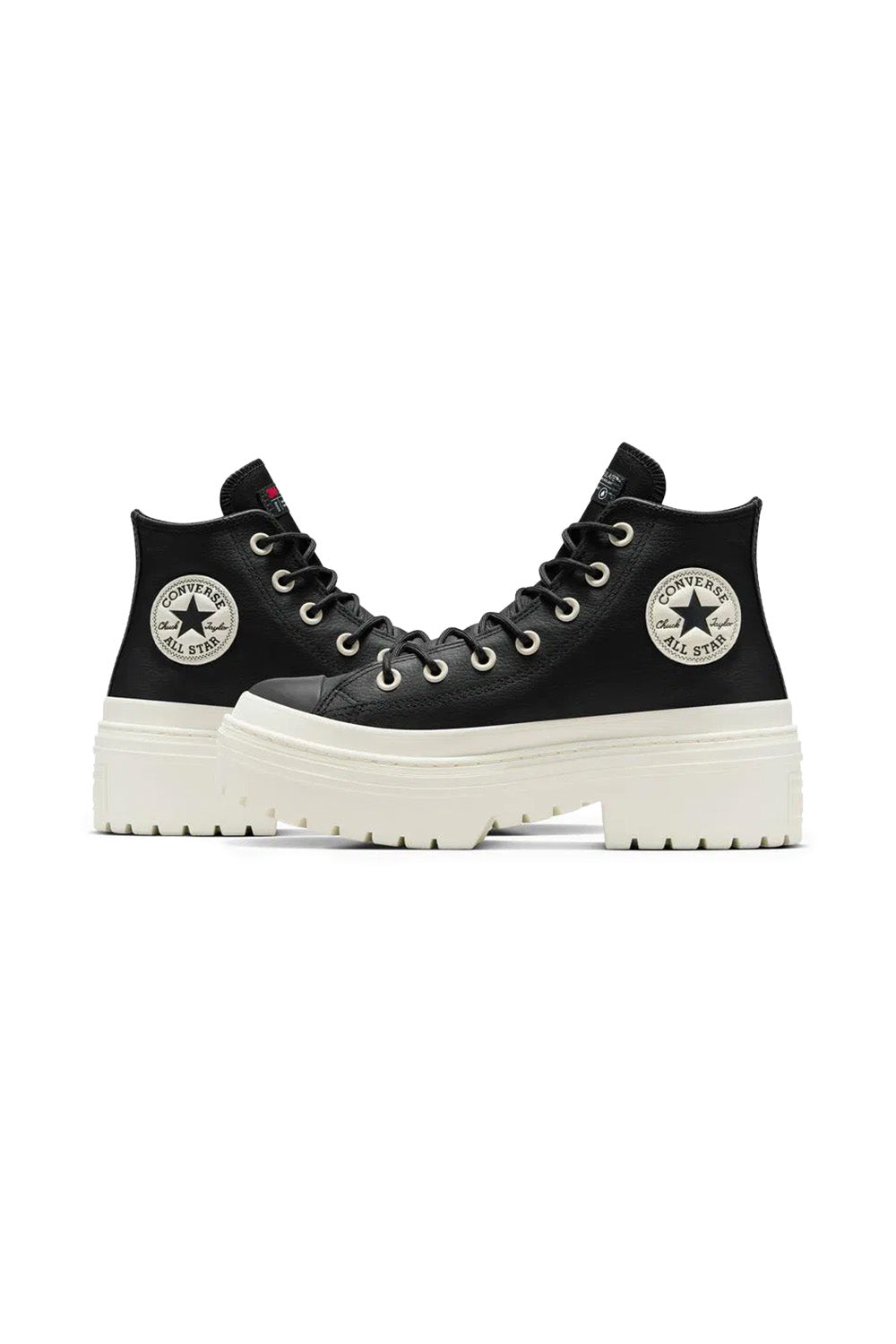Converse-Chuck Taylor All Star Lugged Heal Platform Siyah Kadın Deri Bot-Bot-5-Milagron.com