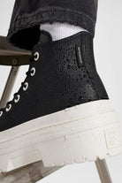 Converse-Chuck Taylor All Star Lugged Heal Platform Siyah Kadın Deri Bot-Bot-7-Milagron.com