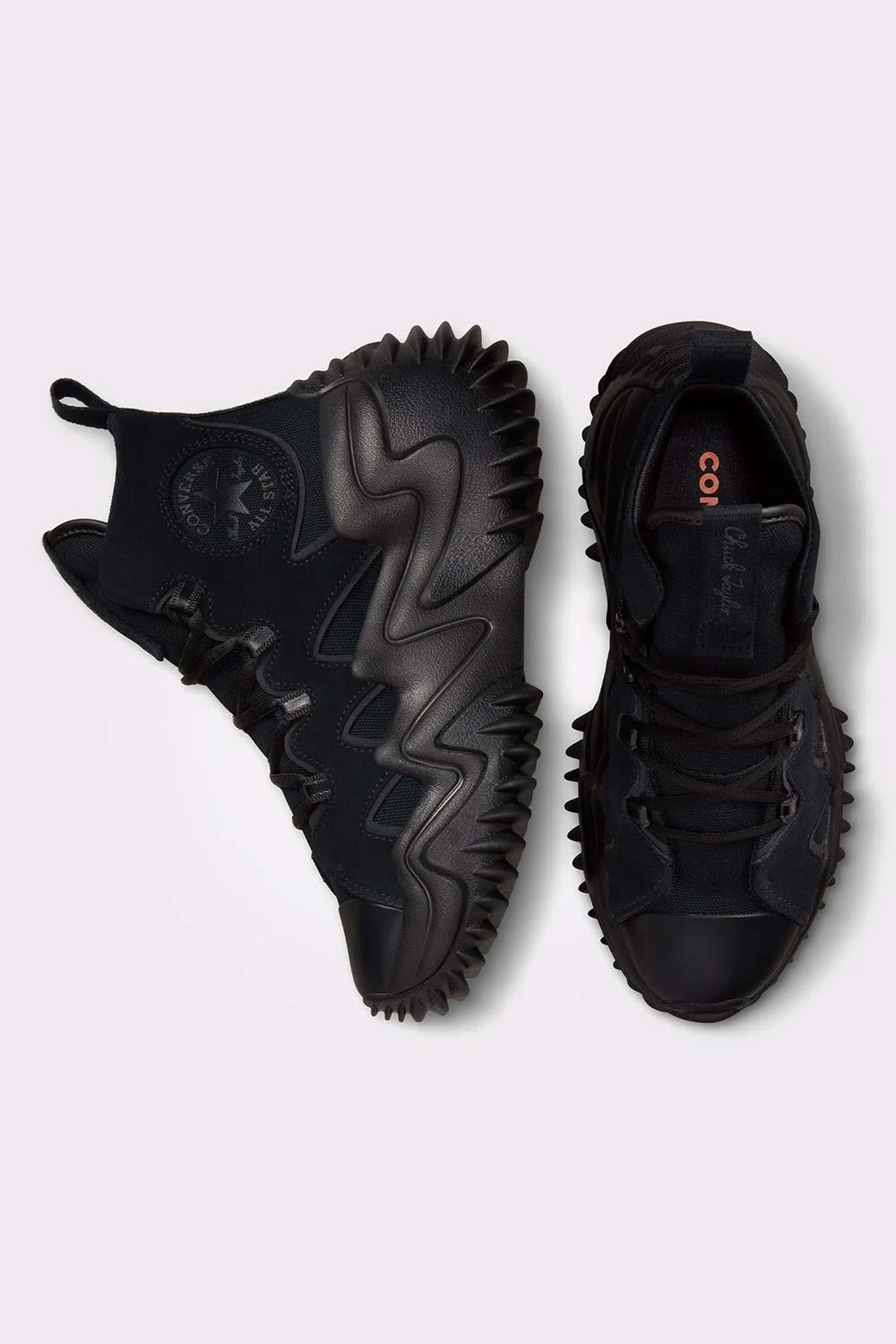 Converse Run Star Motion CX Platform Black Sneakers | Milagron