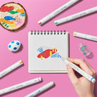 Copic-Acrea Paint Marker Set Of 6 Light Colours-Çizim Kalemi-6-Milagron.com