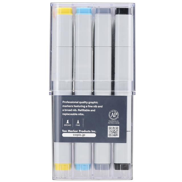COPIC-Copic Basic çift Uçlu 36'lı çizim Kalemi Seti C-Çizim Kalemleri-5-Milagron.com