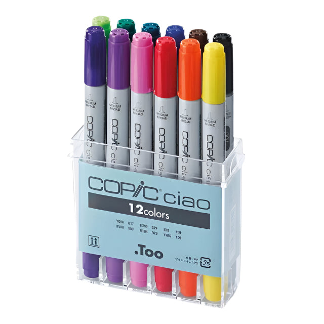 Copic-Ciao 12li Set Basic-Kalem Seti-1-Milagron.com