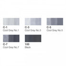 Copic-Ciao Marker Çizim Kalemi 5+1 Set Grey Tones-Çizim Kalemi-4-Milagron.com