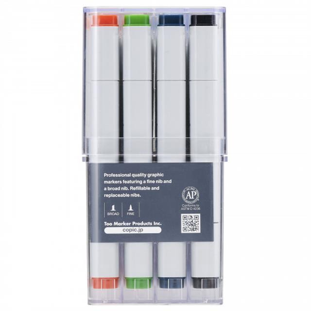 Copic-Copic Classic çift Uçlu 72'li çizim Kalemi Seti A-Çizim Kalemleri-6-Milagron.com