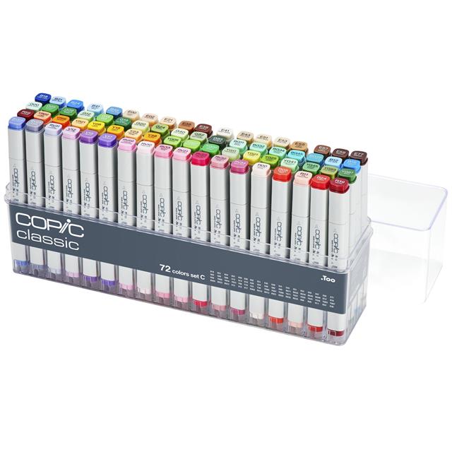 Copic-Copic Classic çift Uçlu 72'li çizim Kalemi Seti C-Çizim Kalemleri-2-Milagron.com
