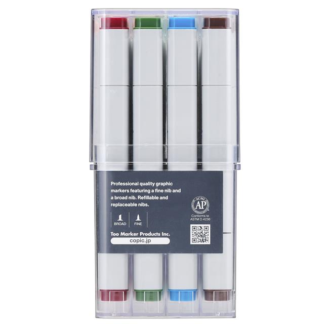 Copic-Classic Çift Uçlu 72'li çizim Kalemi Seti C-Çizim Kalemleri-5-Milagron.com