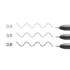 Copic-Copic Multiliner 3'lü Siyah Set Medium-Kalem Seti-4-Milagron.com