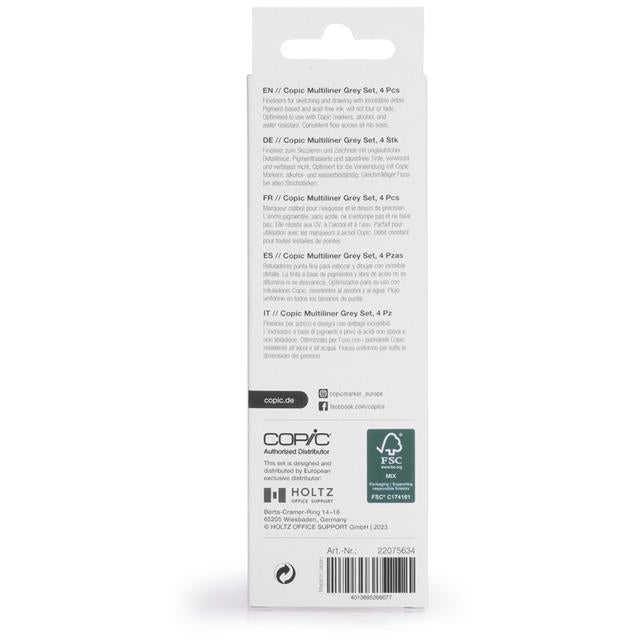 Copic-Copic Multiliner Classic Color 4'lü Set-Kalem Seti-4-Milagron.com
